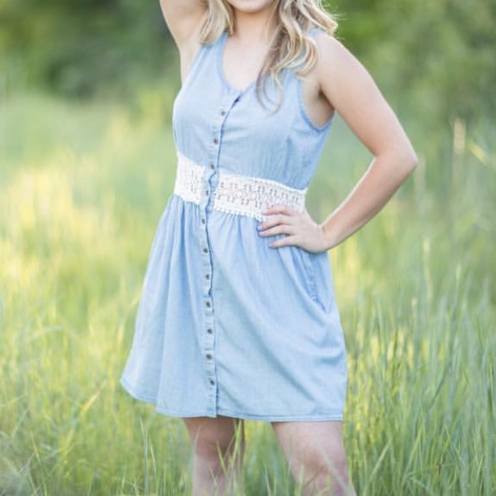Jean dress! Wore for Senior pictures and loved it!